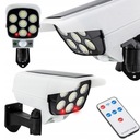 LED SOLÁRNA ZÁHRADNÁ LAMPA ATRAPA KAMERA + DIAĽKOVÉ OVLÁDANIE