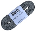 Voskované hokejové šnúrky Barts Pro Laces 280cm - šedé