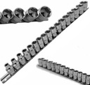 YATO - KRÁTKE ZÁSUVKY 3/8'' CHROMOVANÉ 6 ZÁSUVEK - SADA ZÁSUVEK 6-22MM