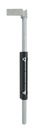 Vonkajšia spodná skrutka Locinox VSF-K graphite 7016