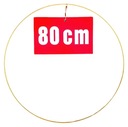 ZLATÝ MATNÝ prsteň/ráfik na lapače snov/makramé 80cm
