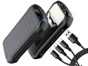 Solárna nabíjačka powerbank 26800mAh + kábel 3v1