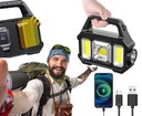SOLAR CAMPING TORCH LED COB USB