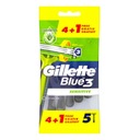 GILLETTE Blue 3 Sensitive sada jednorázových holiacich strojčekov 5 ks