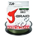 Japonský oplet Daiwa J-Braid X8 0,10mm/150m