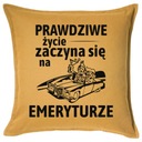 PRE DÔCHODCU vankúš 50x50 darček