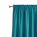 Hotový zatemňovací záves 140x260 s páskou Laurel žabka, tyrkysová, tl.