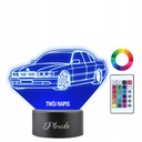 3D LED nočná lampa BMW E36 Auto Darček