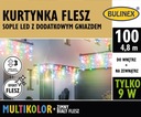 BULINEX Záves FLESZ cencúle LED 100L viacfarebné