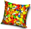 LEGO BLOCKS FAREBNÝ VANKÚŠ JASIEK 40x40 + VLOŽKA