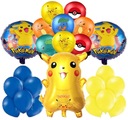 SADA BALÓNOV POKEMON GO PIKACHU VEĽKÁ 65cm 23 ks