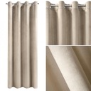 Velour Curtain Velvet Ready Decorative 140x250 MELANIE s priechodkami