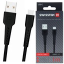 SWISSTEN USB na USB-C kábel 1m 2A na nabíjanie