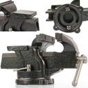 OTOČNÝ ZVERÁK LOCKWITCH'S 100MM PEVNÝ S NÁKOVINOU