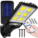 LED SOLÁRNE LAMPA DUSK SENZOR POHYBU VONKAJŠIA ZÁHRADA COB + DIAĽK