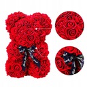 Valentínsky darček Medvedík s lupienkami ruží XL 25cm.