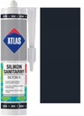 ATLAS SILIKÓN SILTON ČIERNY 204 280ML