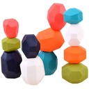 Bloky STONES puzzle balančná pyramída ZA3990