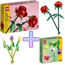 LEGO Classic 40460 Ruže + LEGO CREATOR 40461 Kytica tulipánov