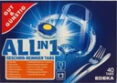 Gut&Günstig Tablety do umývačky riadu Allin1 40ks