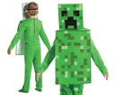 Oblečenie Creeper Minecraft kostým Karnevalové maškarné šaty 7-8 rokov