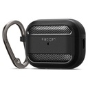 Puzdro APPLE AIRPODS PRO Spigen Rugged Armor Matte, čierne