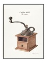 Carl Buergerniss Coffee Mill OBRAZ PLAGÁTU 30x40 A3