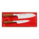 Sada nožov Satake Masamune Univ + Santoku