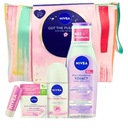 Nivea Cosmetics Set Micellar Liquid Roll Cream Cream + kozmetická taštička