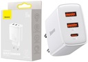 SIEŤOVÁ NABÍJAČKA BASEUS 2x USB a C TO QC 3.0 30W
