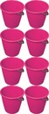 Okrúhle vedro York 10l mix farieb x8