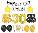 Súprava dekorácií štyridsať balónov k 30. narodeninám