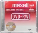 DVD-RW disky Maxell 4,7GB 120min obal 10ks.