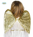 Detské maškarné šaty Zlaté anjelské krídla