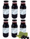 6x 330 ml šťava z čiernych ríbezlí 100% (0,3l, NFC)