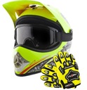 DETSKÝ SET CROSS ENDURO QUAD XS PRILBA + RUKAVICE + OKULIARE