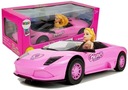 Športové auto kabriolet Auto Pink Bábika