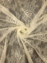 Openwork Lace Boho Guipiura veľký kupón ECRU