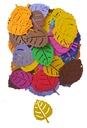 Jesenná dekorácia pre informačný bullling Autumn Leaf 3 Balíček 12.5x9cm - 20ks