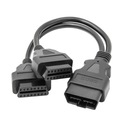Rozbočovač OBD-2 2x zásuvka/16-žilová HQ zástrčka