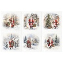 Sada ryžových papierov - atď. - RSM137 Santa Claus