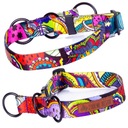 Polosvorkový obojok pre veľkých psov XL 3.7 Colorful
