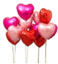 Balóniky so srdiečkami Sada balónikov na Valentína