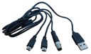 XP Deus II USB kábel na nabíjanie, programovanie