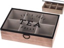 Krabička TEA BOX BÉŽOVÁ Stojan na čaj