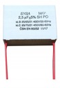 ŠTARTOVACÍ KONDENZÁTOR MKP 2,5uF 450V SYBA