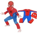 KOSTÝM SPIDERMAN Maska Spider Man 122-128 L