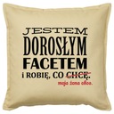 ROBÍM, ČO CHCEM MANŽELKA BOYFRIEND'S DAY vankúšový darček