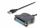 USB na LPT samica 25pinový adaptér DB25 Centronics