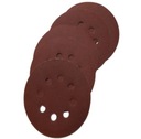 Kotúče na suchý zips 225 mm P 80 brúsny papier 20 ks otvory otvory žirafa kotúč